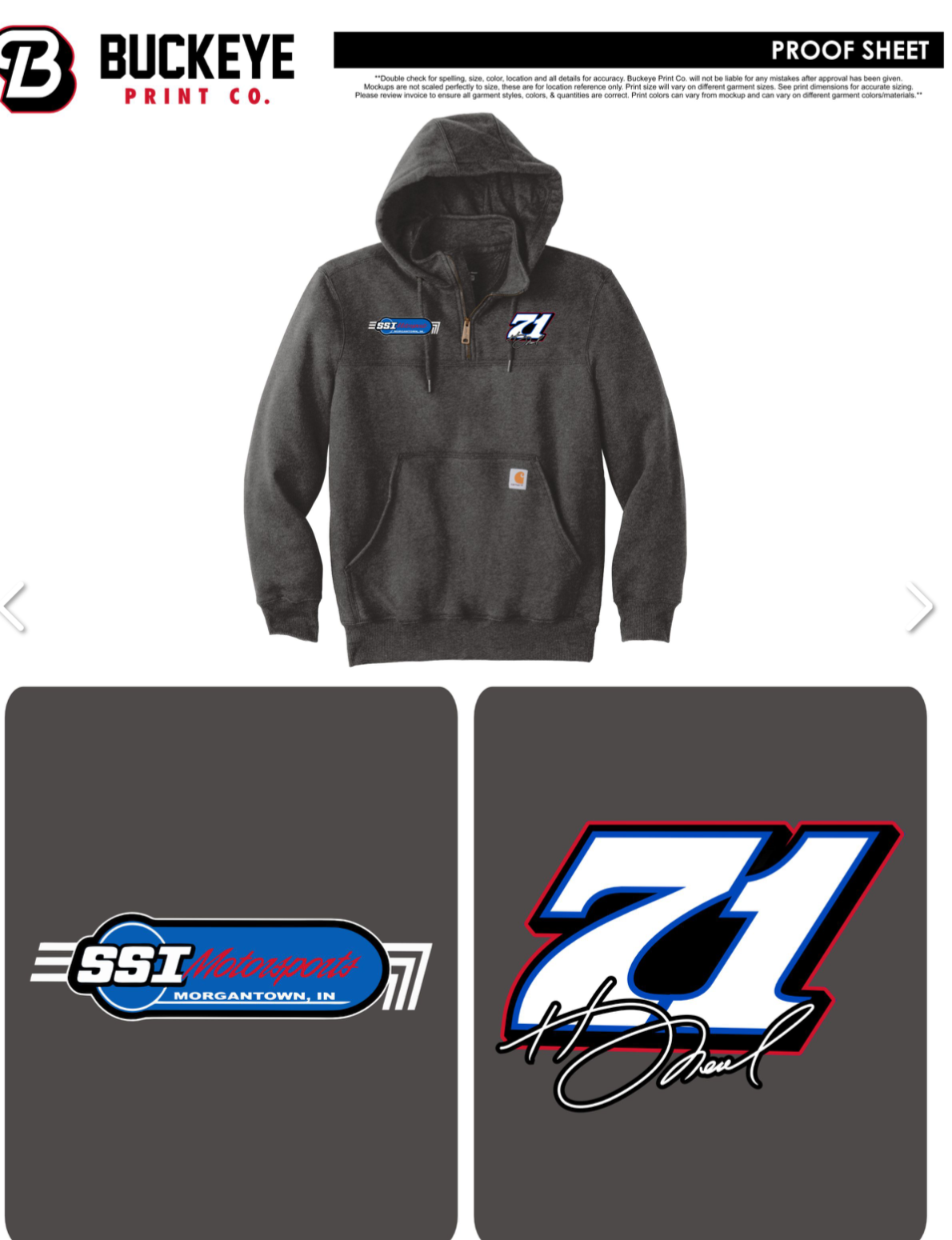 *PRE ORDER* Carhartt 71 / SSI Embroidery Gear